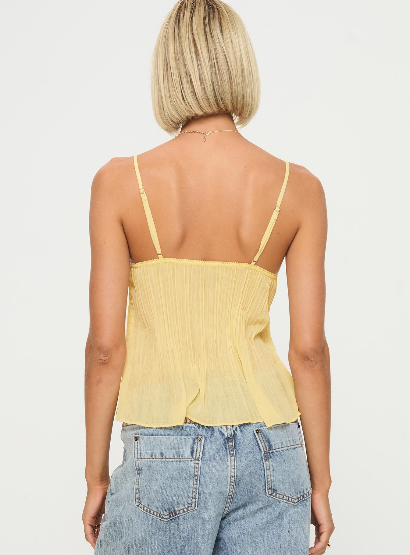 EFFINI Laced Pleat Top