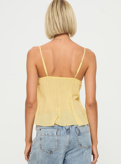 EFFINI Laced Pleat Top