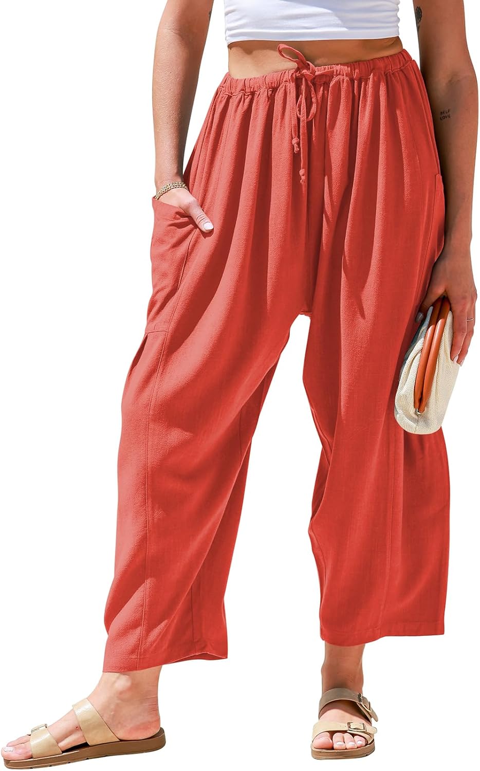 Effini Wide Linen Pants