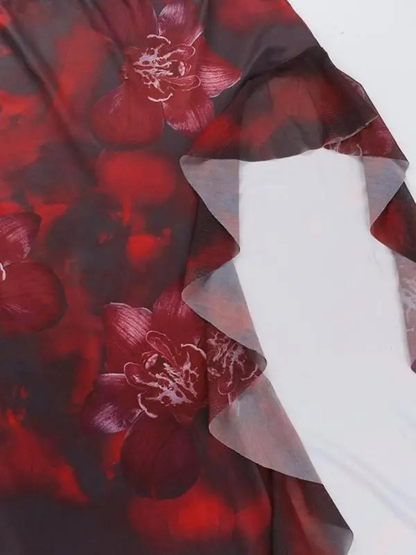 Effini Floral Print Two-piece Set EFFINI