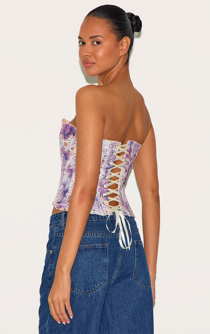 Effini Floral Lace Corset