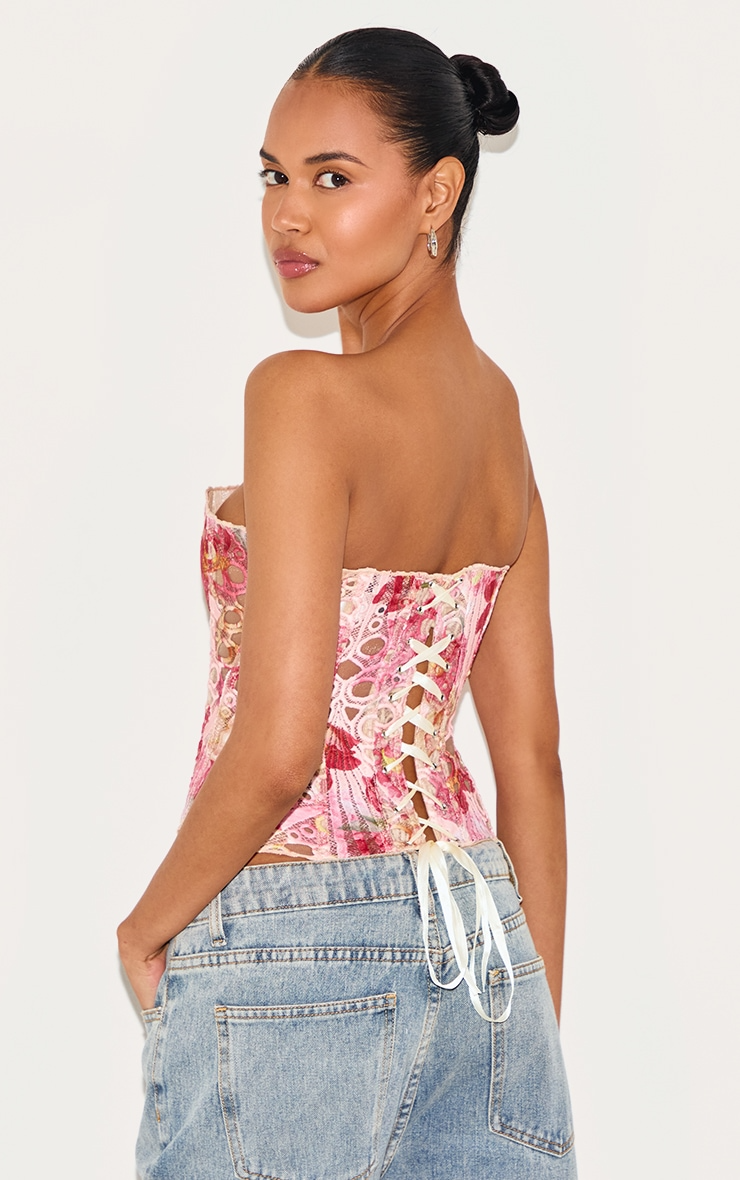 Effini Floral Lace Corset